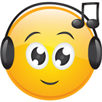 Happy Music Emoji 